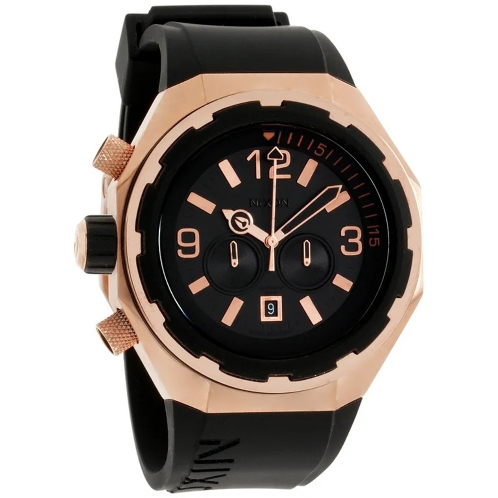 Nixon Men’s Steelcat Rose Gold/Black Watch